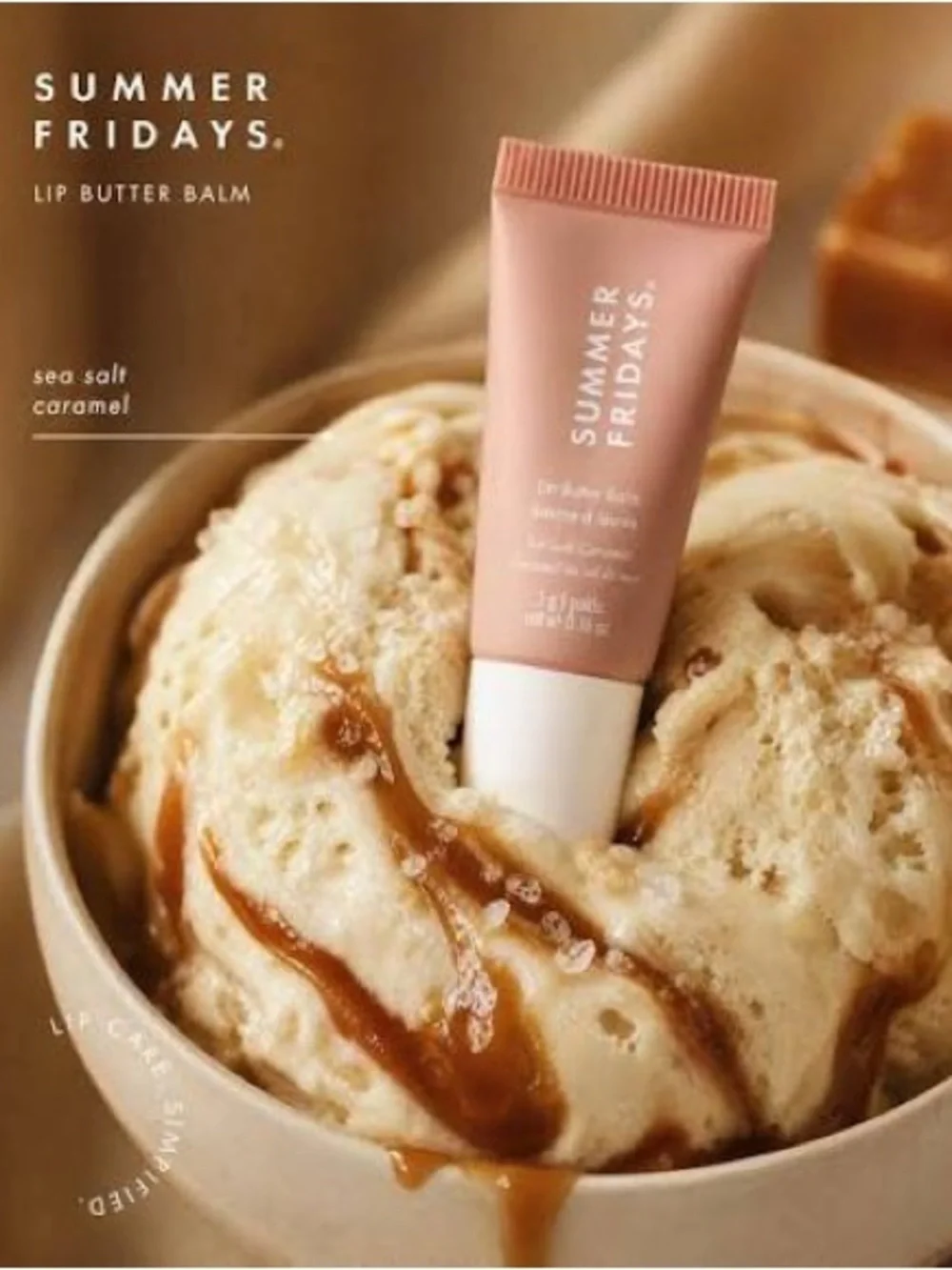 Summer Fridays Lip Butter Balm • Sea Salt Caramel Limited Edition • 5g / 0.16 oz